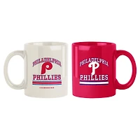 Philadelphia Phillies 15oz. Current & Throwback Mug Set