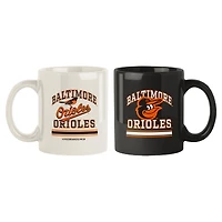 Baltimore Orioles 15oz. Current & Throwback Mug Set