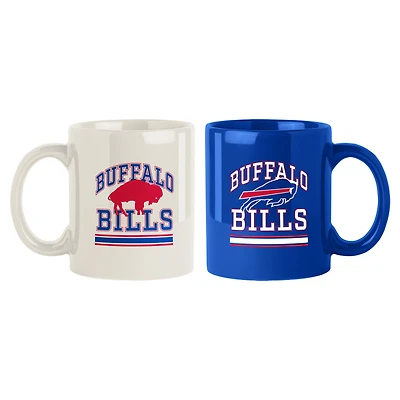 Buffalo Bills 15oz. Current & Throwback Mug Set