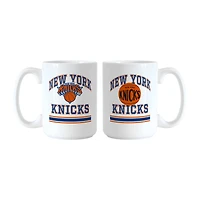 Logo Brands New York Knicks 15oz. Current & Throwback Mug Set
