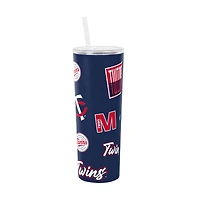 Logo Brands Minnesota Twins 30oz Dreamweave Straw Tumbler