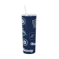 Logo Brands Seattle Mariners 30oz Dreamweave Straw Tumbler