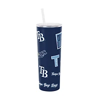 Logo Brands Tampa Bay Rays 30oz Dreamweave Straw Tumbler