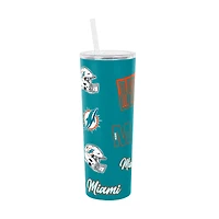 Logo Brands Miami Dolphins 30oz Dreamweave Straw Tumbler