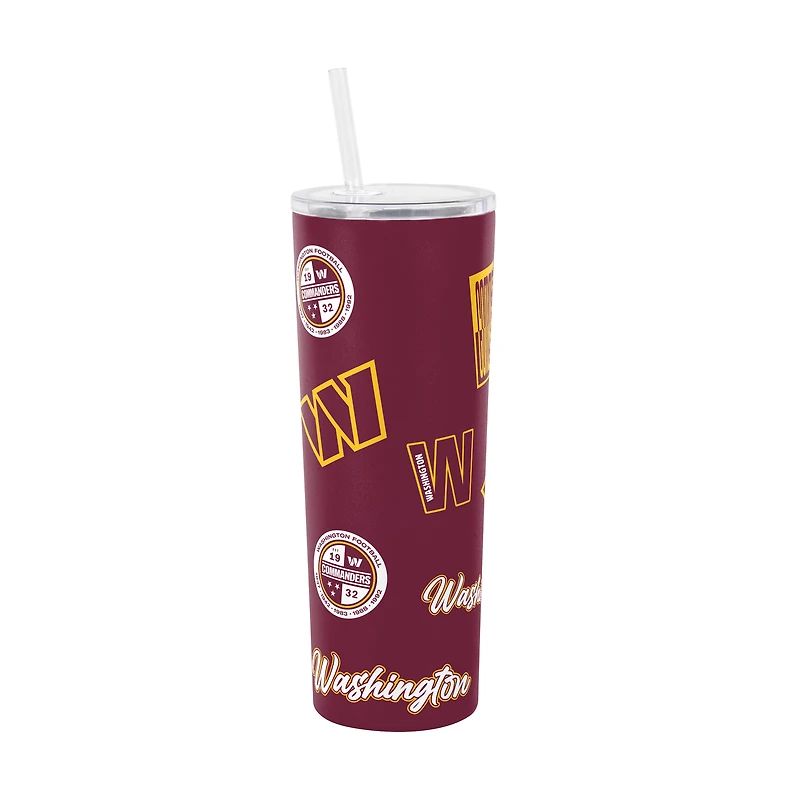 Logo Brands Washington Commanders 30oz Dreamweave Straw Tumbler