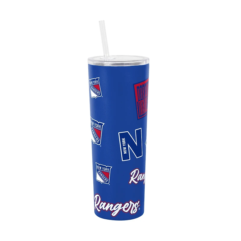 Logo Brands New York Rangers 30oz Dreamweave Straw Tumbler