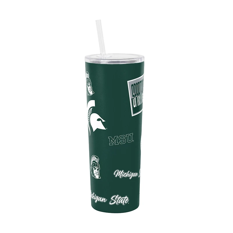 Logo Brands Michigan State Spartans 30oz Dreamweave Straw Tumbler
