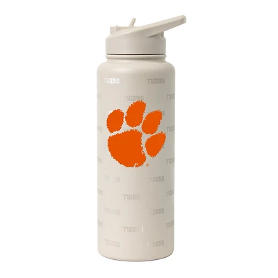 Logo Brands Clemson Tigers 34oz Ghost Quencher Bottle