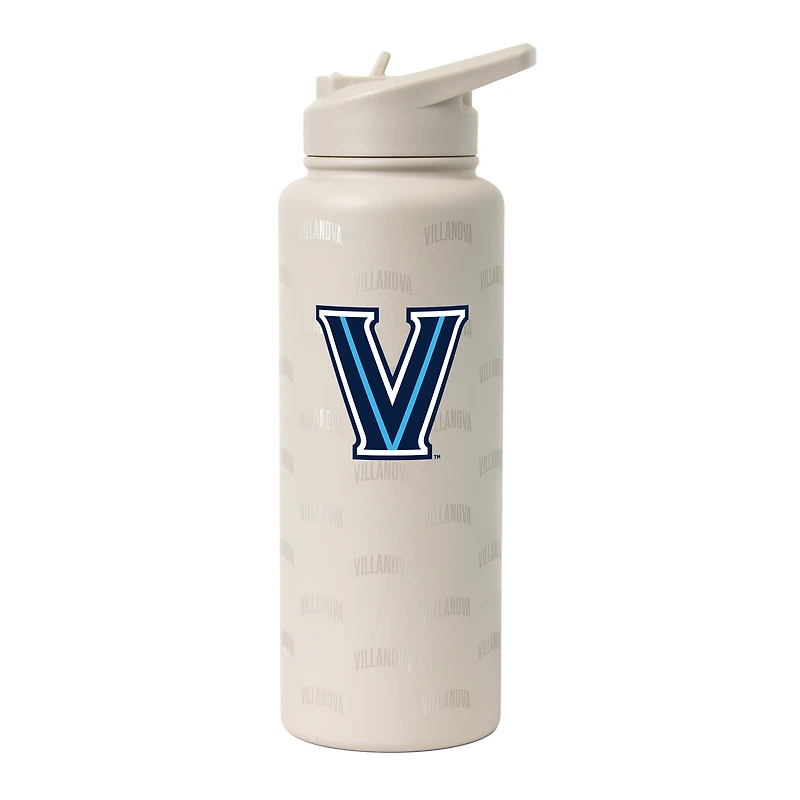 Logo Brands Villanova Wildcats 34oz. Sand Ghost Quencher Bottle