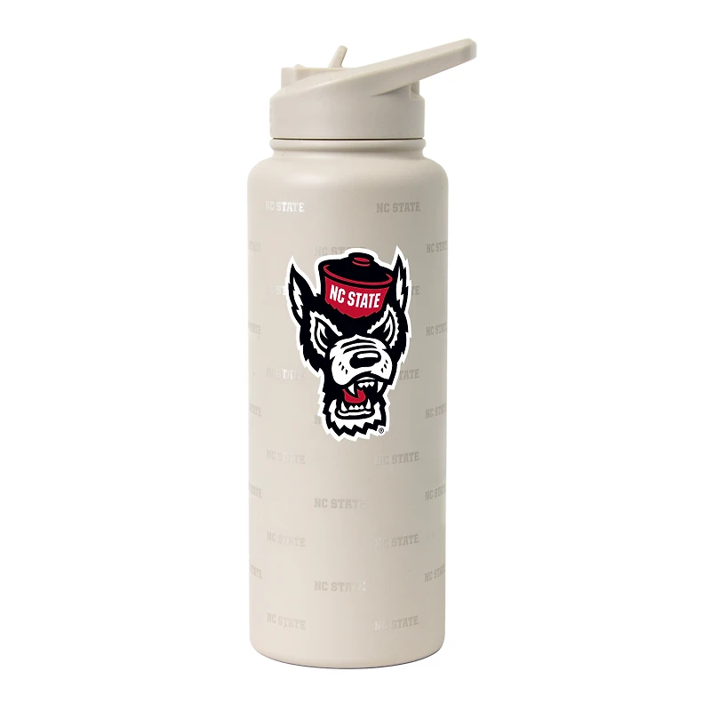 Logo Brands NC State Wolfpack 34oz Ghost Quencher Bottle