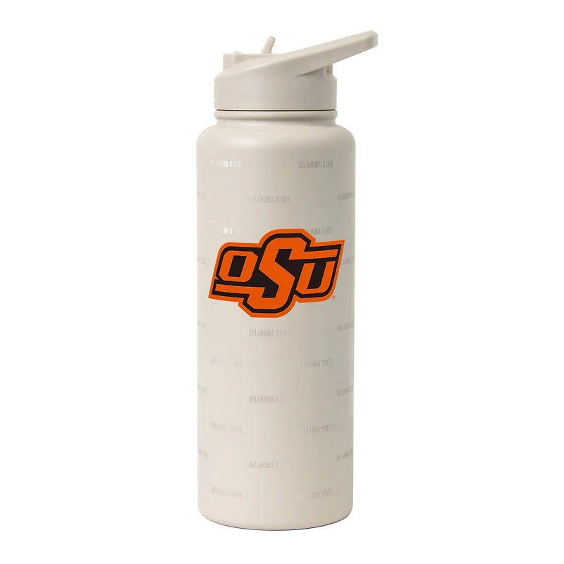 Logo Brands Oklahoma State Cowboys 34oz. Sand Ghost Quencher Bottle