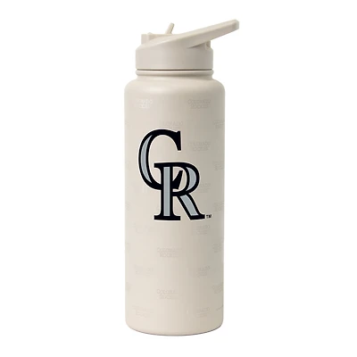 Logo Brands Colorado Rockies 34oz. Sand Ghost Quencher Bottle