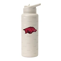Logo Brands Arkansas Razorbacks 34oz. Sand Ghost Quencher Bottle
