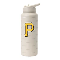 Logo Brands Pittsburgh Pirates 34oz. Sand Ghost Quencher Bottle