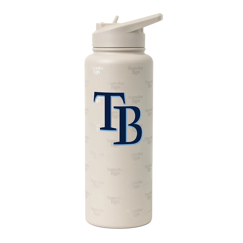 Logo Brands Tampa Bay Rays 34oz. Sand Ghost Quencher Bottle