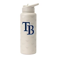 Logo Brands Tampa Bay Rays 34oz. Sand Ghost Quencher Bottle