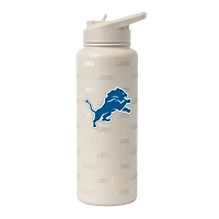Logo Brands Detroit Lions 34oz. Sand Ghost Quencher Bottle