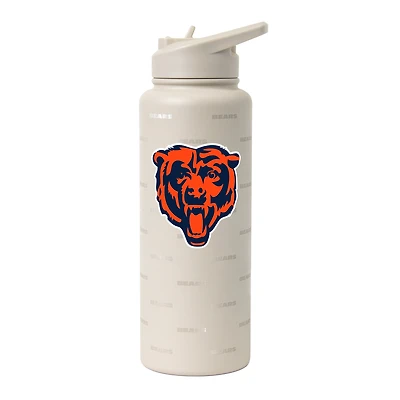 Logo Brands Chicago Bears 34oz. Sand Ghost Quencher Bottle
