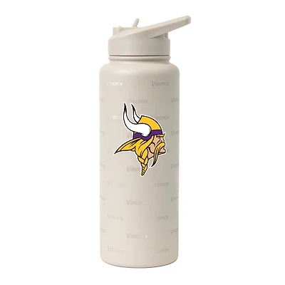 Logo Brands Minnesota Vikings 34oz. Sand Ghost Quencher Bottle