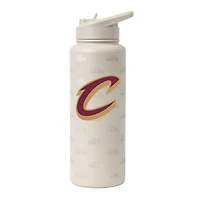 Logo Brands Cleveland Cavaliers 34oz. Sand Ghost Quencher Bottle
