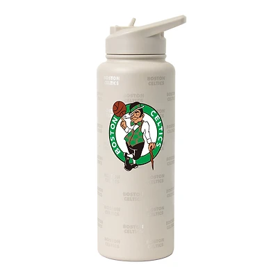 Logo Brands Boston Celtics 34oz. Sand Ghost Quencher Bottle