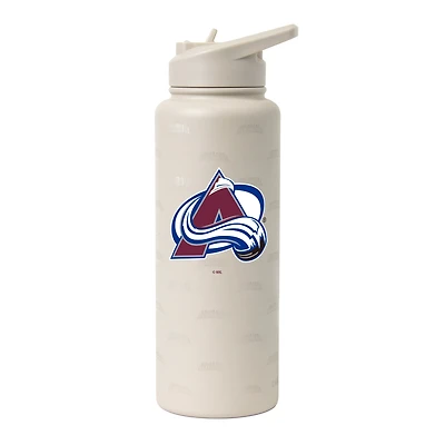 Logo Brands Colorado Avalanche 34oz. Sand Ghost Quencher Bottle
