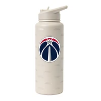 Logo Brands Washington Wizards 34oz. Sand Ghost Quencher Bottle