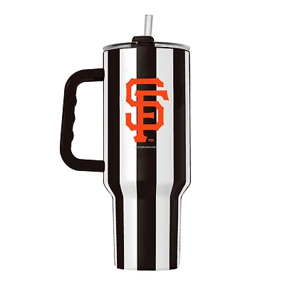 Logo Brands San Francisco Giants 40oz Vertical Stripe Powder Coat Tumbler