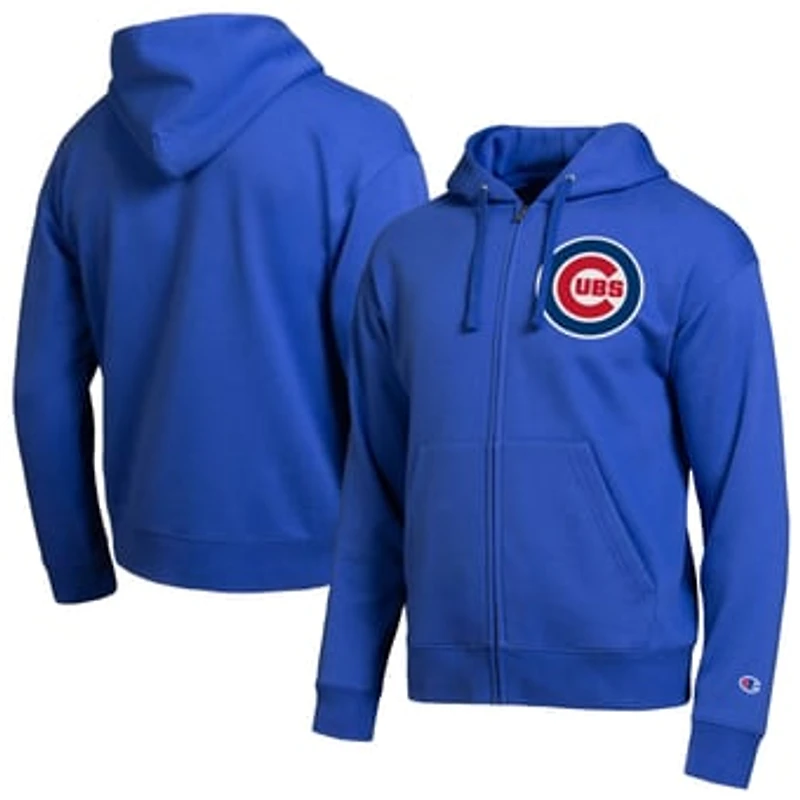 Men's Champion Royal Chicago Cubs All-Star Full-Zip Hoodie