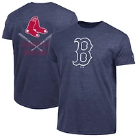 Men's Champion  Navy Boston Red Sox Tri-Blend T-Shirt