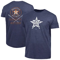 Men's Champion  Navy Houston Astros Tri-Blend T-Shirt