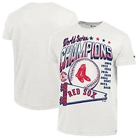 Men's Champion  White Boston Red Sox Winning Tradition Cooperstown Tri-Blend T-Shirt