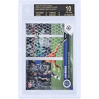 Senny Mayulu Paris Saint-Germain 2024-25 Topps Now UEFA Rookie Strikes Record-Breaking Goal in Final Black Label #164 BGS Authenticated 10 Rookie Card - 10,10,10,10 Subgrades