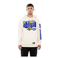 Men's New Era  Cream Los Angeles Rams Dune Dust Hoodie