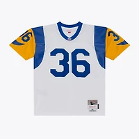 Men's Mitchell & Ness Jerome Bettis White Los Angeles Rams Retired Legacy Replica Player Jersey