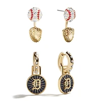 BaubleBar  Detroit Tigers Hoop Earring Set