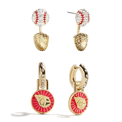 BaubleBar  Cleveland Guardians Hoop Earring Set