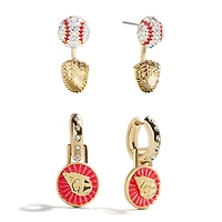 BaubleBar  Cleveland Guardians Hoop Earring Set