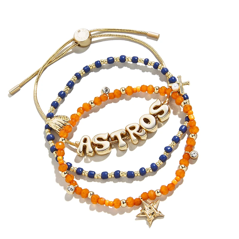 BaubleBar Houston Astros 3-Pack Bracelet Set