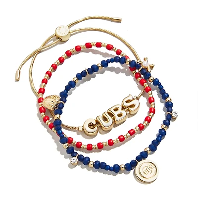 BaubleBar  Chicago Cubs 3-Pack Bracelet Set