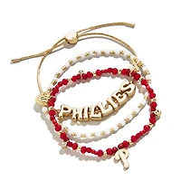 BaubleBar  Philadelphia Phillies 3-Pack Bracelet Set