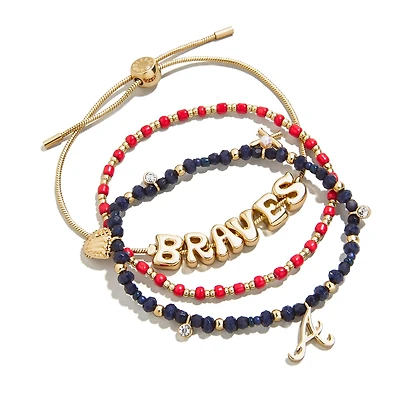 BaubleBar  Atlanta Braves 3-Pack Bracelet Set
