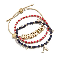 BaubleBar  Atlanta Braves 3-Pack Bracelet Set