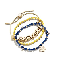 BaubleBar  Milwaukee Brewers 3-Pack Bracelet Set