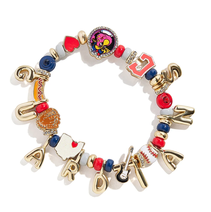 BaubleBar  Cleveland Guardians Motif Beaded Bracelet