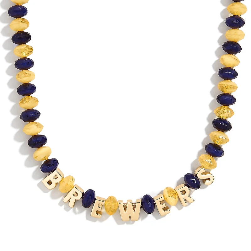 BaubleBar  Milwaukee Brewers Beaded Necklace
