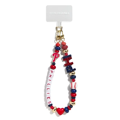 BaubleBar Philadelphia Phillies Beaded Phone Charm