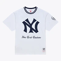 Men's Mitchell & Ness  White New York Yankees Cooperstown Collection Arctic T-Shirt