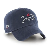 Men's '47  Navy Jupiter Links Golf Club Sure Shot Clean Up Adjustable Hat