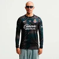 Men's Nike Black Chivas 2026/27 Stadium Replica Long Sleeve Goalkeeper Jersey